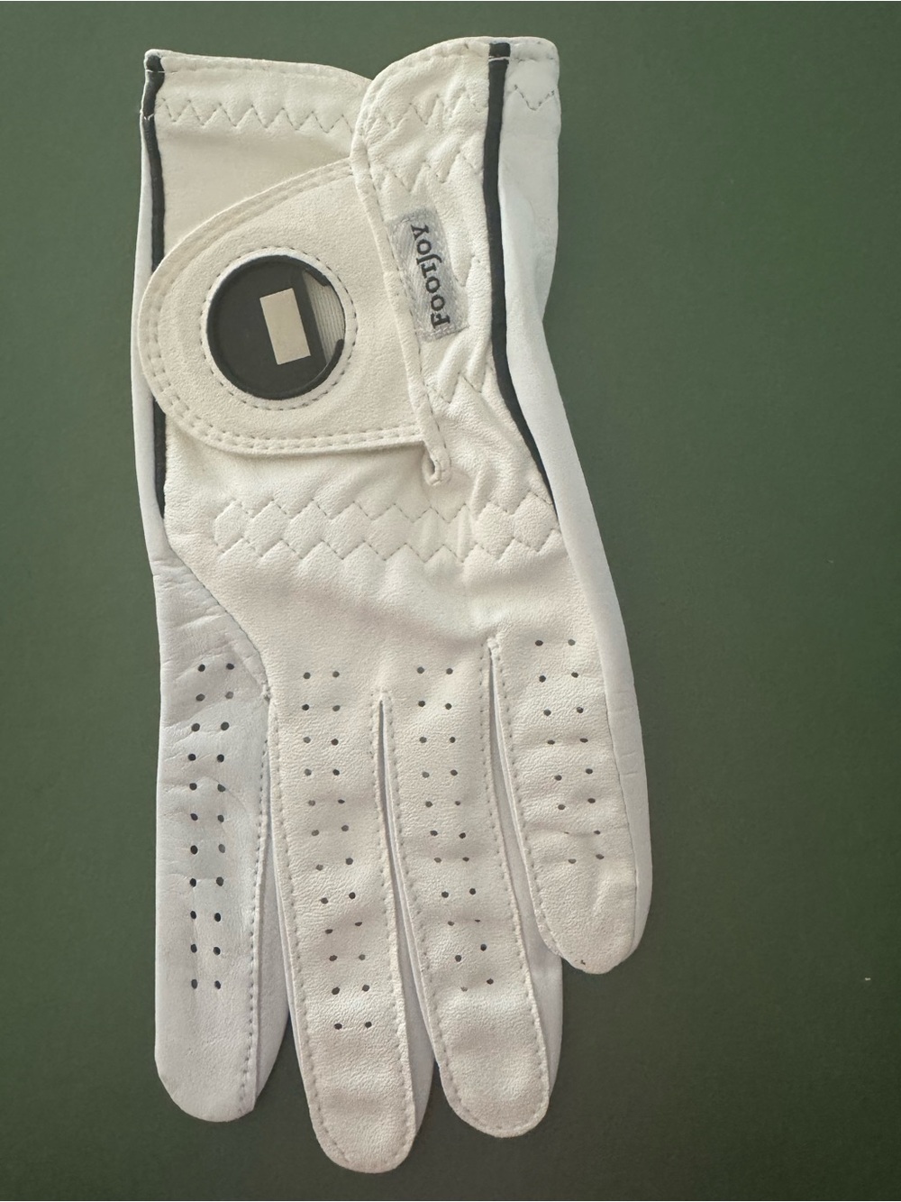 Sight Ladies M FootJoy White Soft Leather Golf Glove
